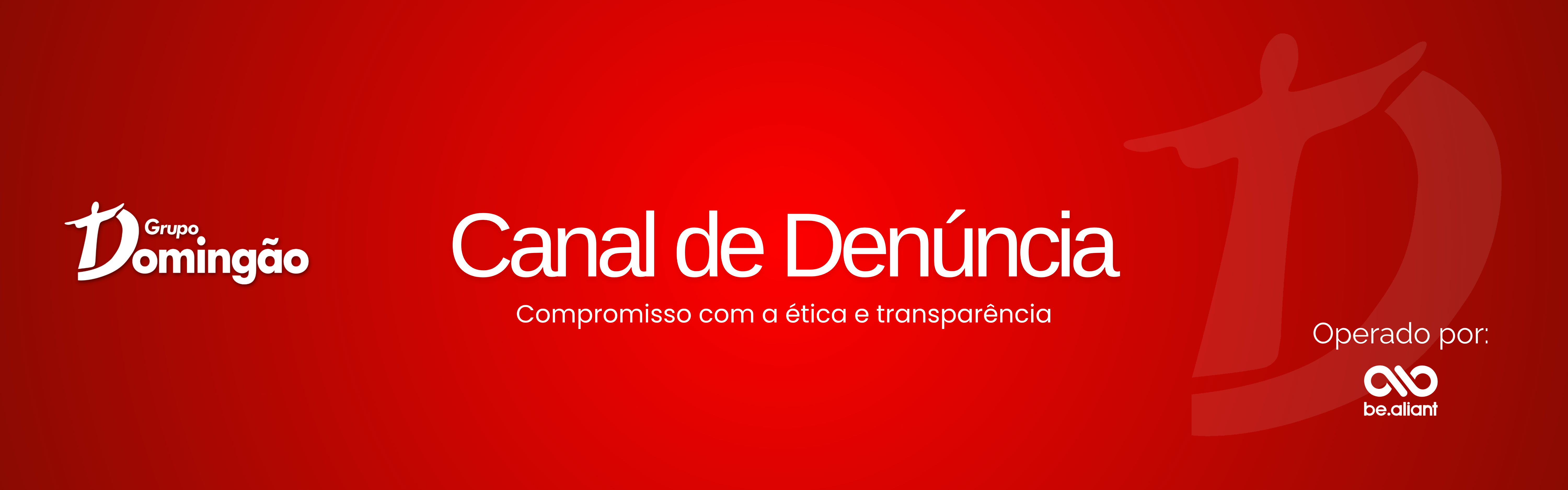 Banner Canal de Denúncia Grupo Domingão